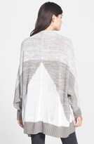 Thumbnail for your product : Woven Heart Shadow Stripe Open Cardigan (Juniors)