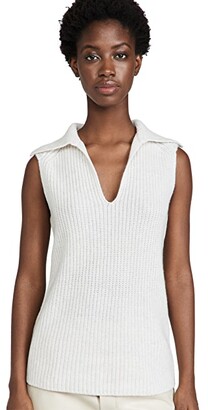 fold neck sweater