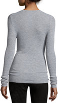 Thumbnail for your product : Vince Cashmere Ribbed Crewneck Top