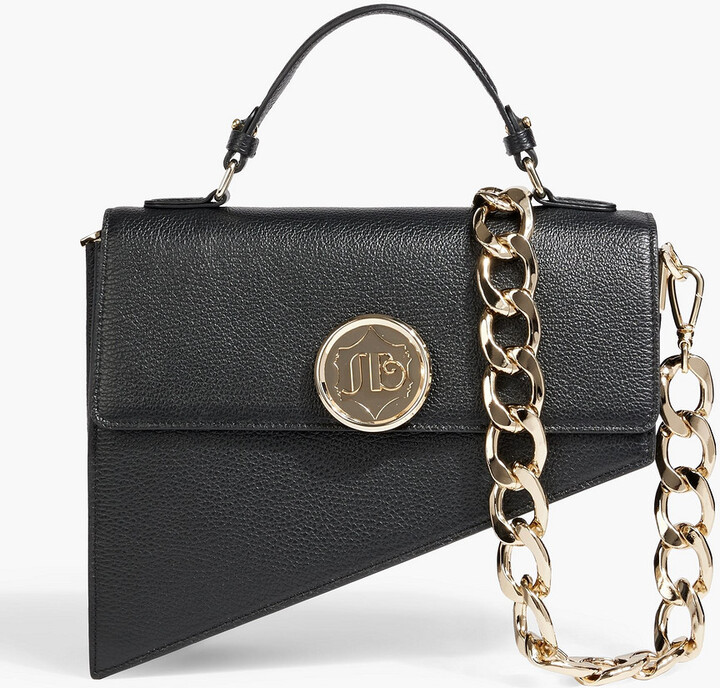 Sara Battaglia Euphoria pebbled-leather shoulder bag