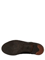 Thumbnail for your product : Officine Creative Woven Leather Slip On Oxford Shoes