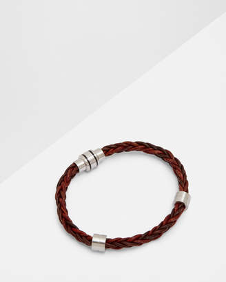 Ted Baker Two-tone Weaved Bracelet Chocolate