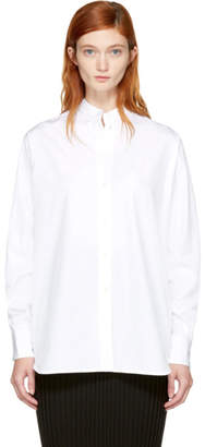 Victoria Beckham White Grandad Shirt