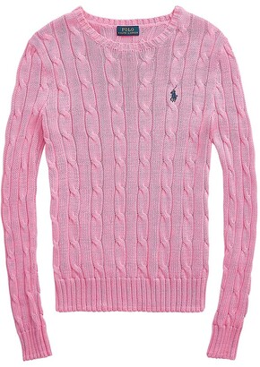 Polo Ralph Lauren Julianna Cable Knit Sweater - ShopStyle