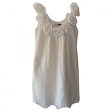 Thumbnail for your product : Lela Rose Ecru Cotton Dress