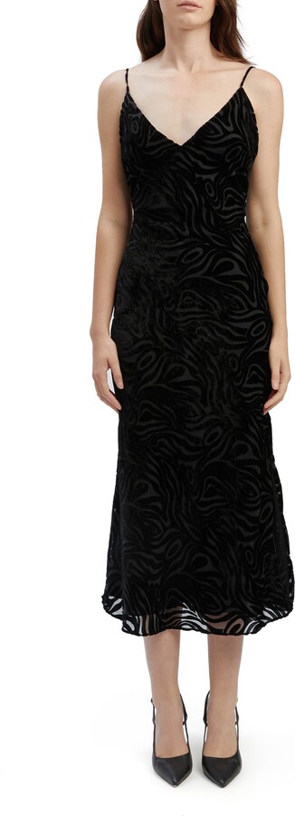 Paradiso Burnout Velvet Dress