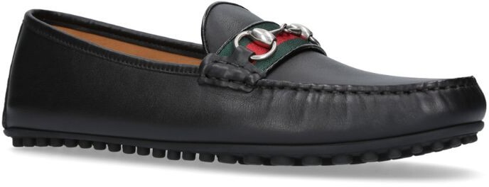 Gucci Kanye Leather Driving Shoes - ShopStyle Slip-ons & Loafers