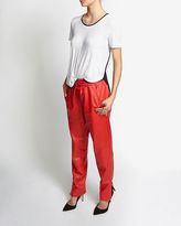 Thumbnail for your product : Rag and Bone 3856 Rag & bone Rose Contrast Sheer Inset Tee