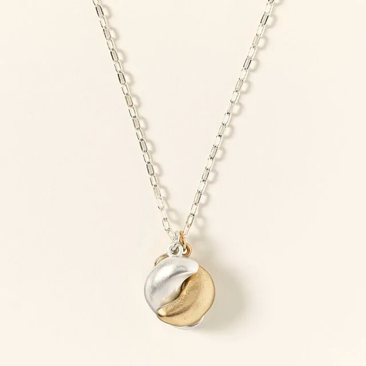 Uncommon Goods Hug Necklace Two Tone