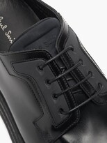 Thumbnail for your product : Paul Smith Mac Neoprene-tongue Leather Derby Shoes - Black