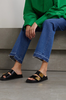 valentino stud sliders