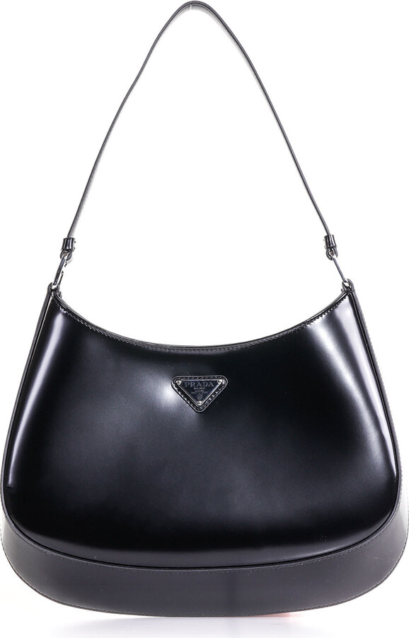 Prada Cleo Shoulder Bag In Brushed Leather - ShopStyle