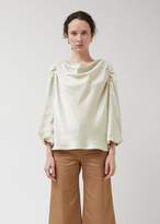 Thumbnail for your product : Lemaire Satin Loose Collar Top