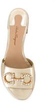 Thumbnail for your product : Ferragamo embellished block heel sandals