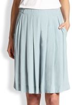 Thumbnail for your product : See by Chloe Pleated Midi Split Skirt