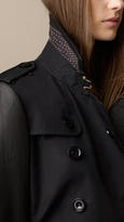 Thumbnail for your product : Burberry Leather and Technical Cotton Trench Coat