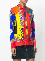 Thumbnail for your product : Versace mixed print shirt