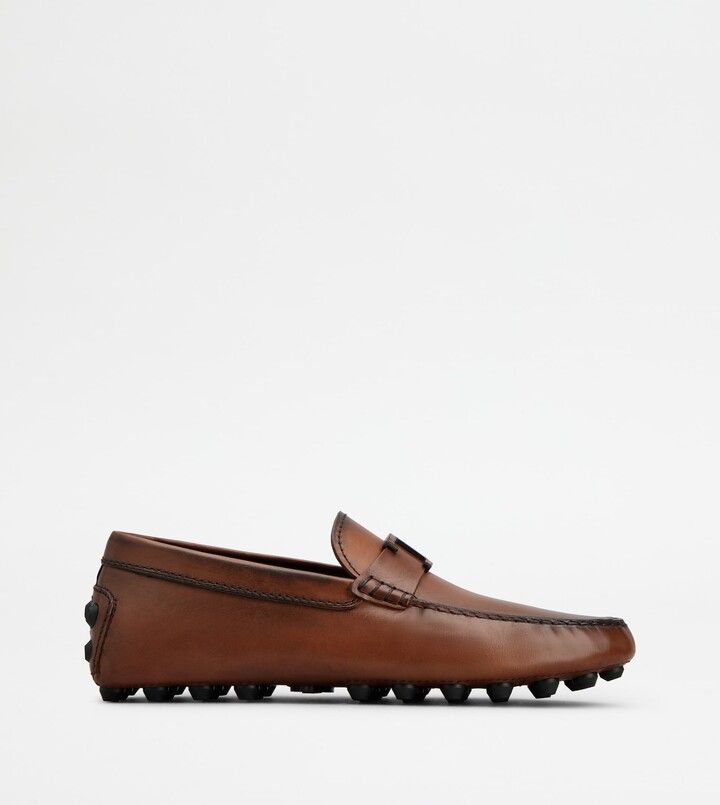Tod's T Timeless Gommino Bubble Loafers in Leather