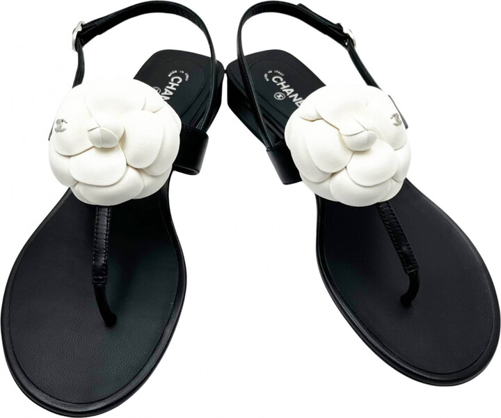 Chanel 2023 Interlocking CC Logo Sandals - ShopStyle