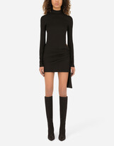 Thumbnail for your product : Dolce & Gabbana Short Cady Dress With Bow Detail