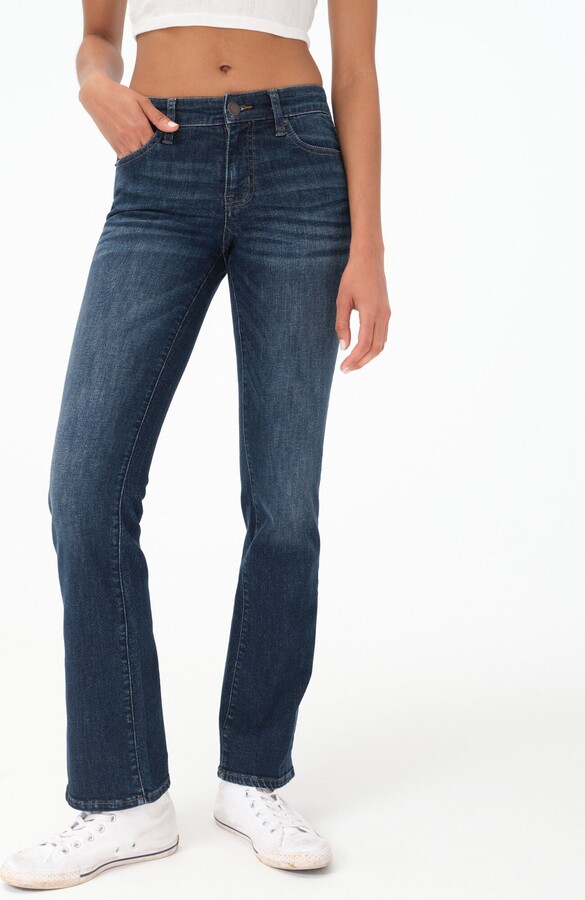 Aeropostale Women's Premium Seriously Stretchy Mid-Rise Bootcut Jean -  ShopStyle