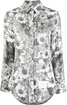Floral-Print Silk Shirt 