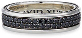 Thumbnail for your product : David Yurman Men's Streamline Two-Row Band Ring with Black Diamonds