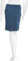 Thumbnail for your product : Etoile Isabel Marant Denim Knee-Length Skirt