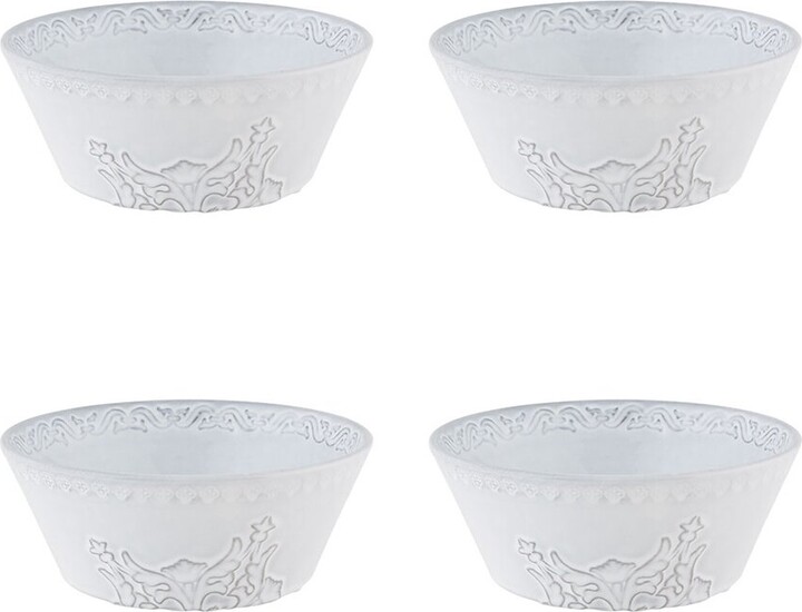 Bordallo Pinhiero Bordallo Pinheiro Set Of 4 Rua Nova Cereal Bowls