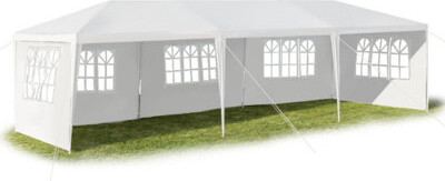 Spiritual Realm 10 X 30 Feet Canopy Tent With 5 Removable Sidewalls For Party Wedding