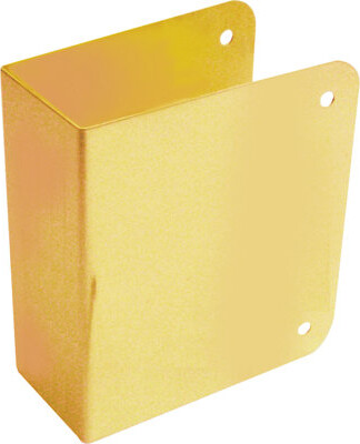 PrimeLine Prime-Line Blank Lock and Door Reinforcement Plate for 1-3/4 in. Thick Doors (Single Pack)