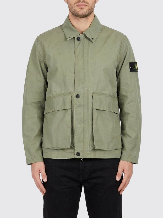Stone Island Jacket Men color Military