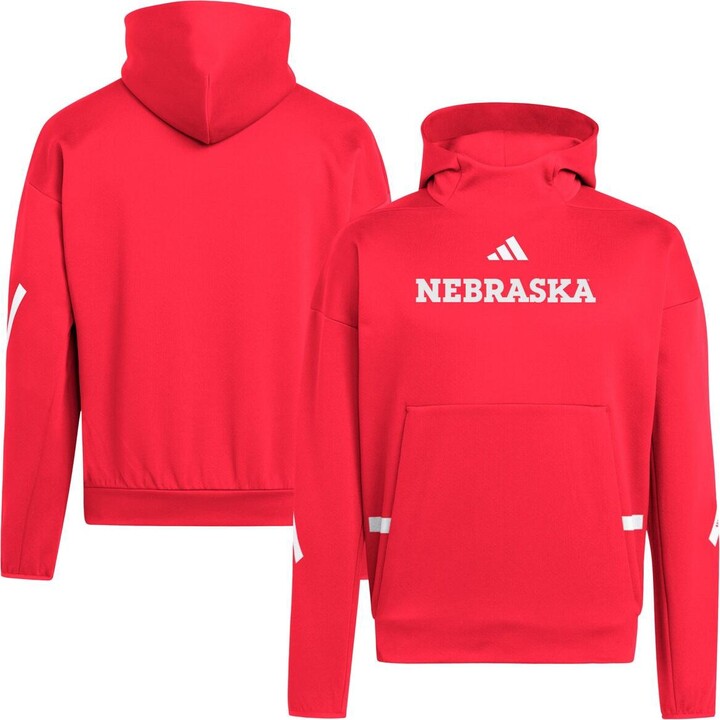 Adidas Men's Scarlet Nebraska Huskers Z.n.e. Pullover Hoodie