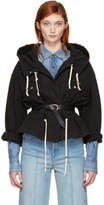 Thumbnail for your product : Etoile Isabel Marant Black Short Lagilly Trench Jacket