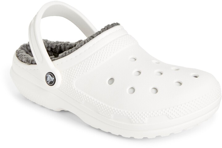 cloth lined crocs