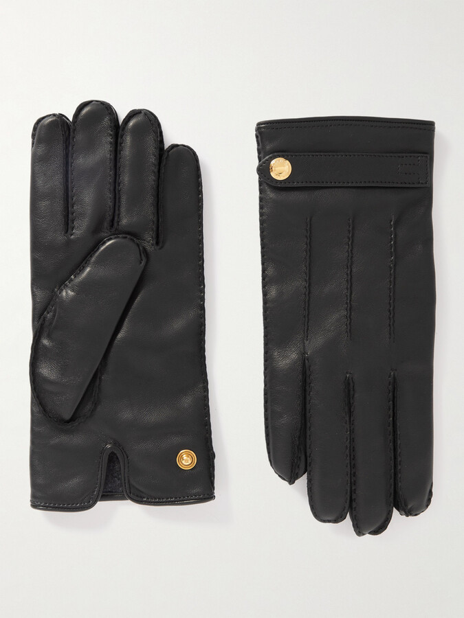 Tom Ford CashmereLined FullGrain Leather Gloves ShopStyle