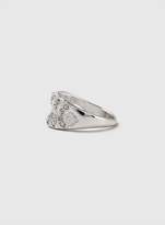 Thumbnail for your product : Evans Silver Feather Wrap Ring
