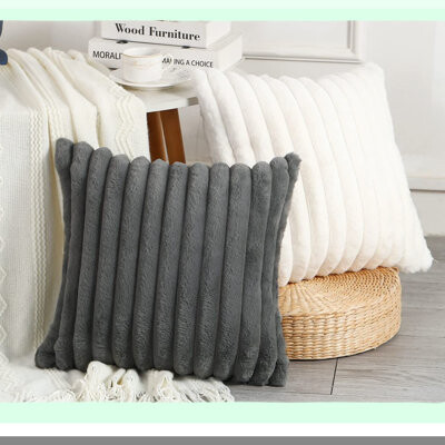 BRBCA Luxury Boho Accent Pillow Covers - Set of 2 Modern Decorative Cushion Cases for Couch, Bed, Sofa - Farmhouse Livingroom & Bedroom Décor