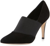 Thumbnail for your product : Manolo Blahnik Zarle Stretch Suede Ankle Boot