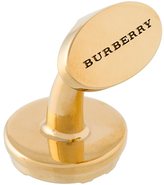 Thumbnail for your product : Burberry engraved logo disc cufflinks