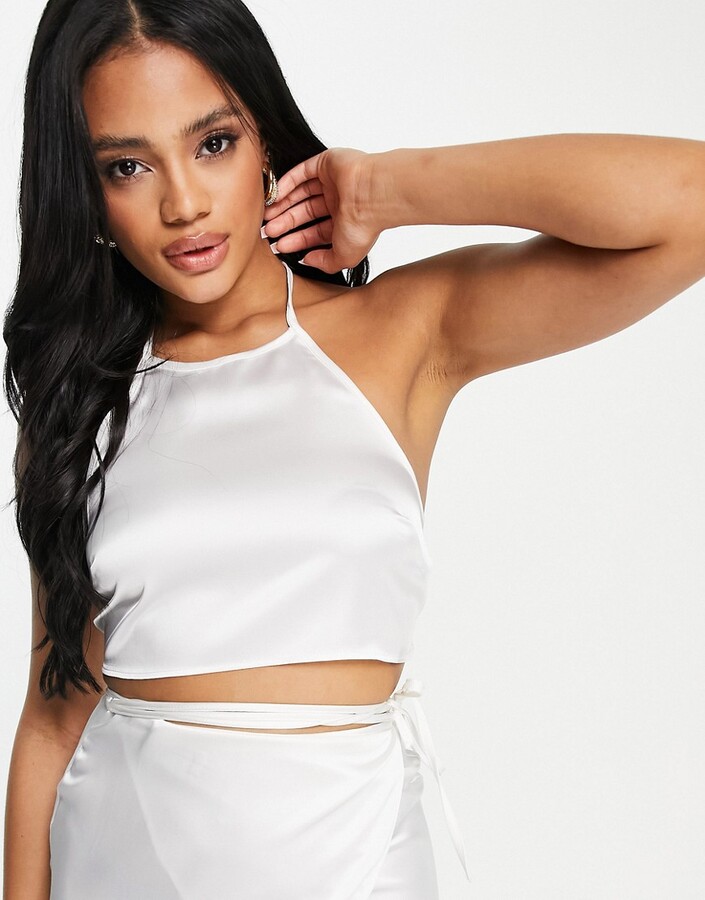 topshop white cami