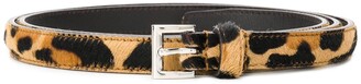 Prada animal patterned buckle belt