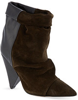 Thumbnail for your product : Isabel Marant Andrew suede and leather ankle boots