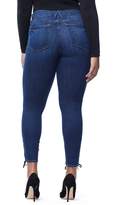 Thumbnail for your product : Ga Sale Good Waist Crop Front Lace Up Jeans - Blue157