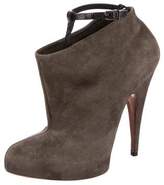 Thumbnail for your product : Givenchy Suede Platform Ankle Boots
