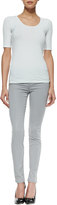 Thumbnail for your product : J Brand Jeans Luxe Sateen Skinny Pants, Limestone