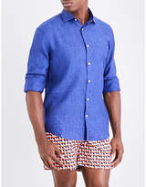 Thumbnail for your product : Frescobol Carioca Regular-fit linen shirt