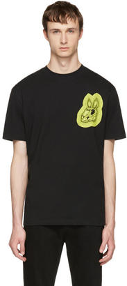 McQ Black Bunny Be Here Now T-Shirt
