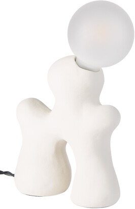 Hannah Simpson Studio SSENSE Exclusive White Surreal Real Two-Legged Lamp, CA/US