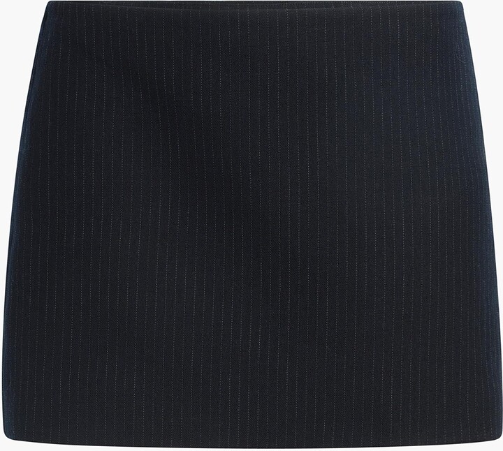 Jett Skirt in Dark Navy with Stripe
